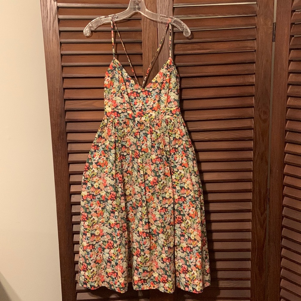 J Crew Liberty Floral Print Dress, size 12